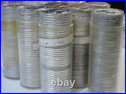 $100 10 Rolls Washington 90% Silver Quarters BU 1956d 1961 1963 1964 #STM934