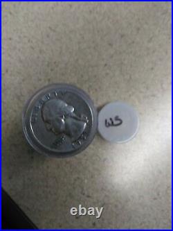 $10.00 Fv 90% Silver U. S. Coins Washington Quarters Roll