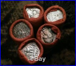 (10) 1958-p Never Opened Silver Quarter Rolls Obw Unopened