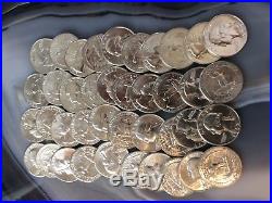 $10 BU Silver Quarter roll Blast white Unopened 40 coins random dates/ mints