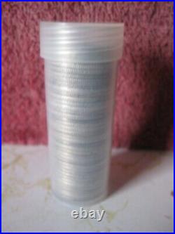 10 DOLLAR ROLL OF WASHINGTON SILVER QUARTER 40s AND 50s P-D-S