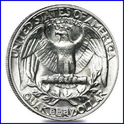$10 Face Value Washington Quarters 90% Silver 40-Coin Roll (Uncirculated)