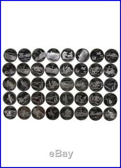 $10 Mixed Complete Roll 90% Silver State Quarters 40 Gem Proof Coins