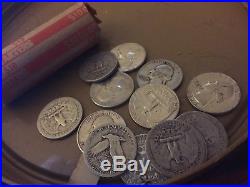 $10 Quarters 90% Silver 40-Coin Roll (Impaired)