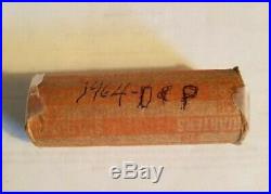 $10 ROLL OF CIRCULATED 1964 D&P WASHINGTON QUARTERS 90% Silver (40 Coins)