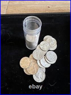 $10 Roll 90% Silver Washington Quarters No Reserve