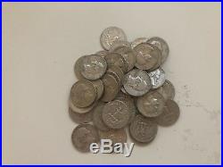$10 Roll of 40 1960 90% Silver Washington Quarters