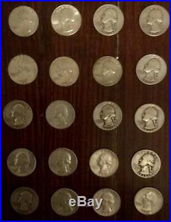 $10 Roll of Washington Silver Quarters / 40 Pre-1964 Coins Listing #3