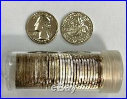 1776-1976-S Washington BU Silver Quarter Little Drummer Boy Roll of 40 Coins
