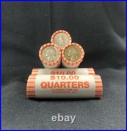 1932-1964 Washington Quarter 90% Silver Set of 5 ($10-Roll of 40 Coins Each)