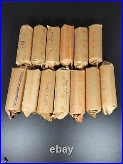 1932-1964 Washington Quarters $10 FV 90% Silver 40 Count Mixed Roll, Nice