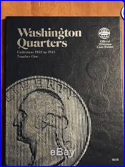 1932 to 1949D Washington Quarters 90% Silver 1 Roll 40 DIFFERENT Coins
