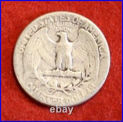 1942 P Washington Quarters 40 coin roll circulated 90% Silver R1