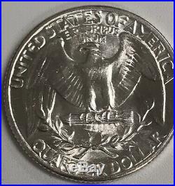 1943 P Washington Quarter Roll WW2 Choice BU 40 Coin Lot 10$ FV 90% Silver