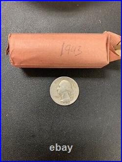 1943 roll of silver quarters