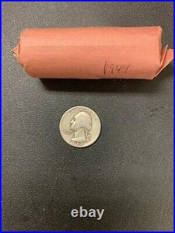 1944 silver roll of quarters