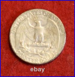 1945 P Washington Quarters 40 coin roll circulated 90% Silver R1
