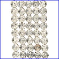 1945-S US Washington Silver Quarter 25C CH to GEM BU Original Roll of 40