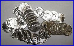 1945 Washington Quarter Original Blazer Gem Bu Roll (40 Coins)