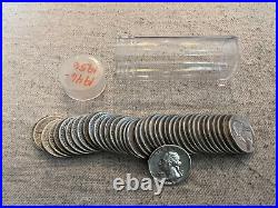 1946-1956, $10 Face Value 90% Silver Washington Quarters Roll
