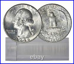 1946-D BU Silver Washington Quarter Roll