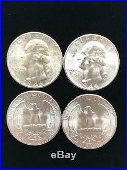 1946-S Washington Quarter Original Roll of 40 Coins! GEM BU