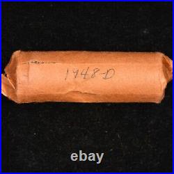 1948-d Washington Quarters? Original Uncirculated Roll? 25c Silver 40 Coin Bu