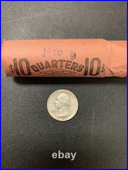 1950 roll of silver quarters