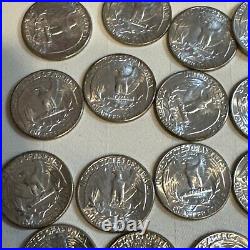 1952 Washington Quarter 40-Coin Roll Uncirculated