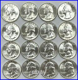 1952 Washington Quarters, Original Roll of 40 Coins! BU