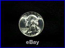 1953-S Washington Quarter 40 COIN FULL ROLL CHOICE BU+ SILVER