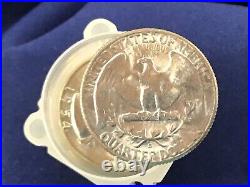 1954-S Washington Silver Quarters Brilliant Uncirculated Roll of 40 Coins E0648