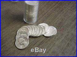 1954-s Bu Uncirculated Roll 40 Coins Washington Silver Quarters Nice Free Ship