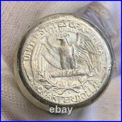 1955-D 25C Washington Quarter BU Roll 40 Coin