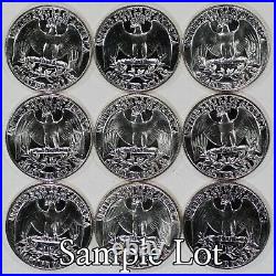 1955 Proof Washington Quarter 25c Gem Proof Solid Date Full Roll 40 Coins