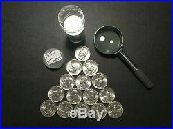 1956 Bu Washington Roll Of 40- 90% Silver Beautiful Quarters