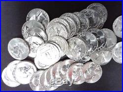 1956-P Roll of 40 Washington Silver Quarters GEM BU