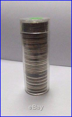 1956 U. S. Washington Silver Quarter 90% Uncirculated Coin Roll (40 Coins) MK020