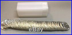 1956-d silver Washington quarter original roll, brilliant uncirculated 40 coins