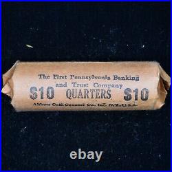 1956-p Washington Quarters? Original Uncirculated Roll? 25c Silver 40 Coin Bu