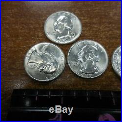 1957-D Washington Quarter Original Roll of 40 Coins! GEM BU