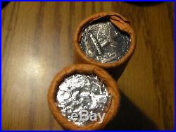 1957-P & D BU Roll (40 Coins EACH) Washington Quarters 2 ROLLS
