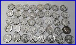 1957 US Quarters, 90% Silver Roll of 40