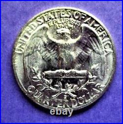 1957-d Full Roll Of 40 Gem Bu Washington Silver Quarters