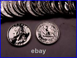 1958 Washington Quarter Roll/Lot Gem Proof Better Date 40 Coins #QR30