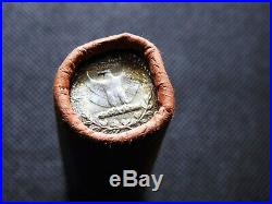 1959 25C Washington Silver Quarter Original bank wrapped roll of 40 coins NICE