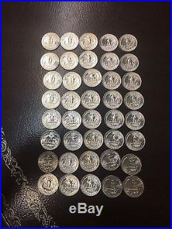 1959 P Washington Quarter BU Roll 40 coins