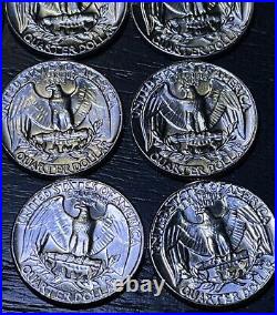 1960 1/2 Roll(20 Coins)Washington Quarter Type B Reverse. GEM BU+ Rare This Nice