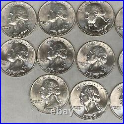 1960 25C Washington Quarter BU Roll (24 Coins)