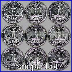1961 Proof Washington Quarter 25c Gem Proof Full Roll 40 Coins